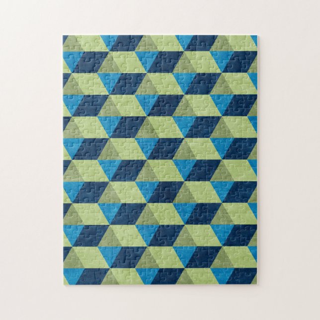 Cube or hexagon pussel (Vertikal)