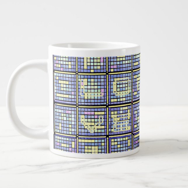 CUBES AND MORE CUBES JUMBO MUGG (Vänster)