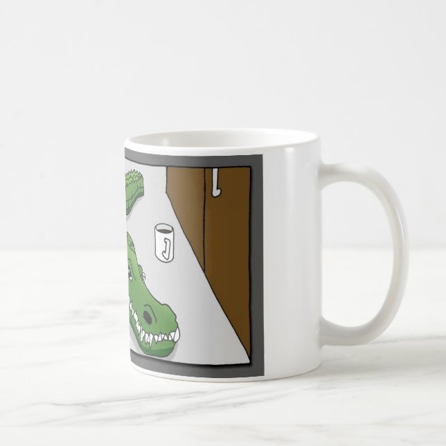 CubicleCroc kaffe Kaffemugg (Höger)