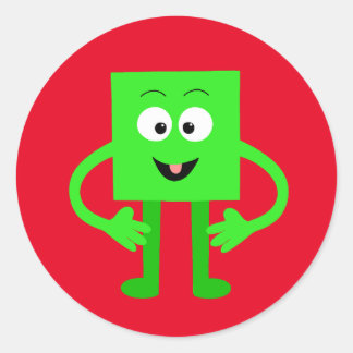 Cubie Cubester Runt Klistermärke