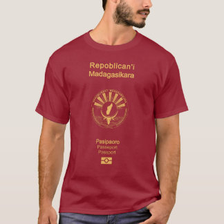 Cubierta del pasaporte de Madagascar T Shirt