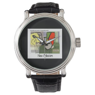 Cubism Castro (NeoCubaIsm) Rolig Unisex Klocka
