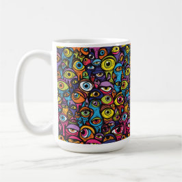 Cubism Halloween Cat Mug Kaffemugg