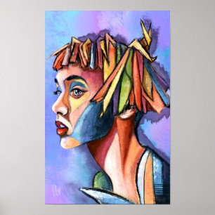 Cubismkonst Damplakat Poster