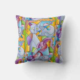 Cubist Cats - The Mininos Kudde