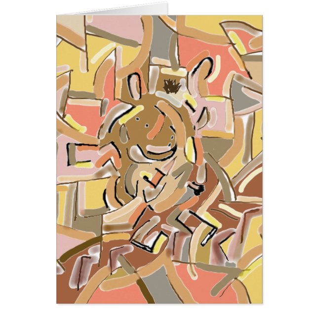 cubiståsna hälsningskort (Framsidan)