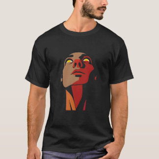 Cubistisk man illustration T-shirt