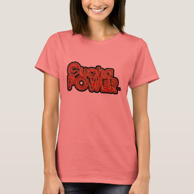 CuchaPower logotyp 133 Tee (Framsida)