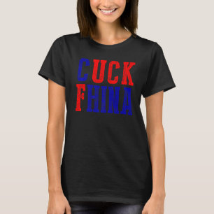 Cuck Fhina Memme jag står med taiwanesisk sup T Shirt