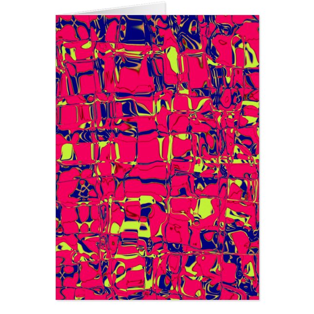 Cuckoo-Abstrakt Hälsningskort (Framsidan)