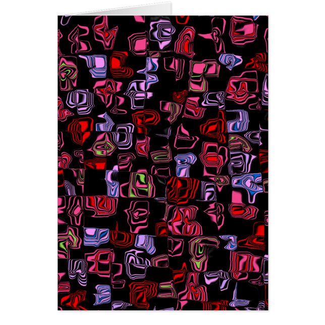 Cuckoo-Abstrakt Hälsningskort (Framsidan)