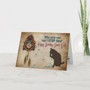 Cuckoo Clock Birthday - Secret Pal Kort