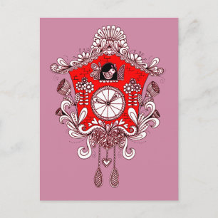Cuckoo Clock Vykort
