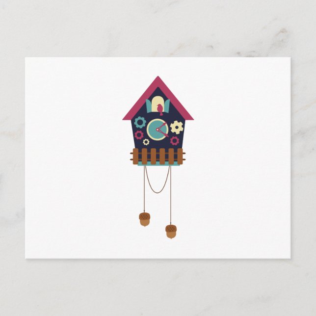 Cuckoo Clock Vykort (Framsida)