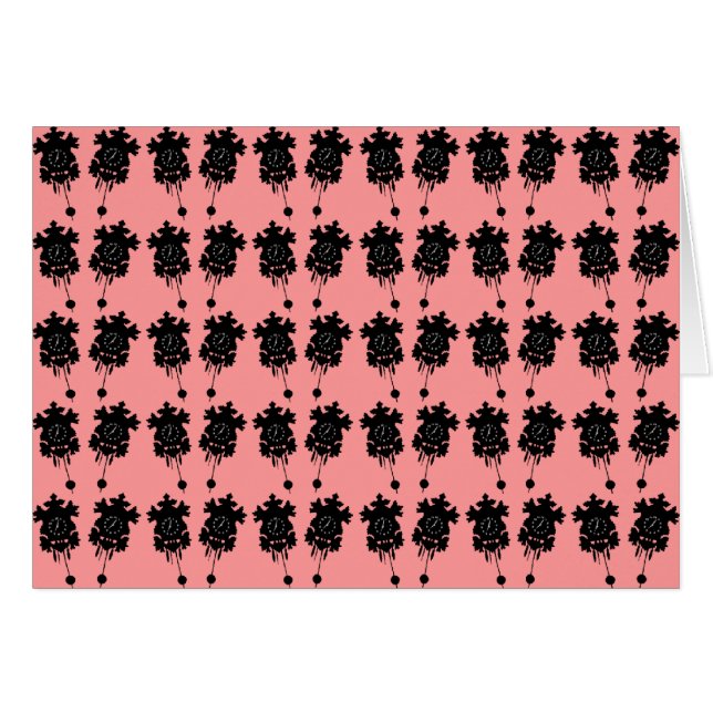 Cuckoo Clocks Hälsningskort (Framsidan Horizontal)