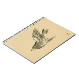 Cuckoo (japansk konst) (av Kono Bairei) Anteckningsbok