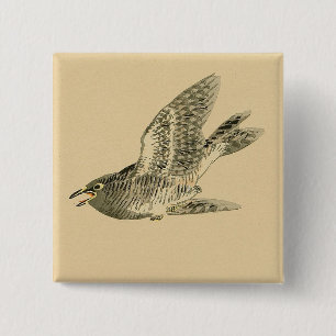 Cuckoo (japansk konst) (av Kono Bairei) Knapp