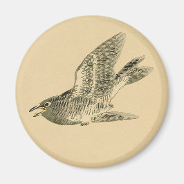 Cuckoo (japansk konst) (av Kono Bairei) Magnet