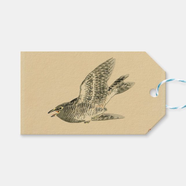 Cuckoo (japansk konst) (av Kono Bairei) Presentetikett (Framsidan (Horisontell))