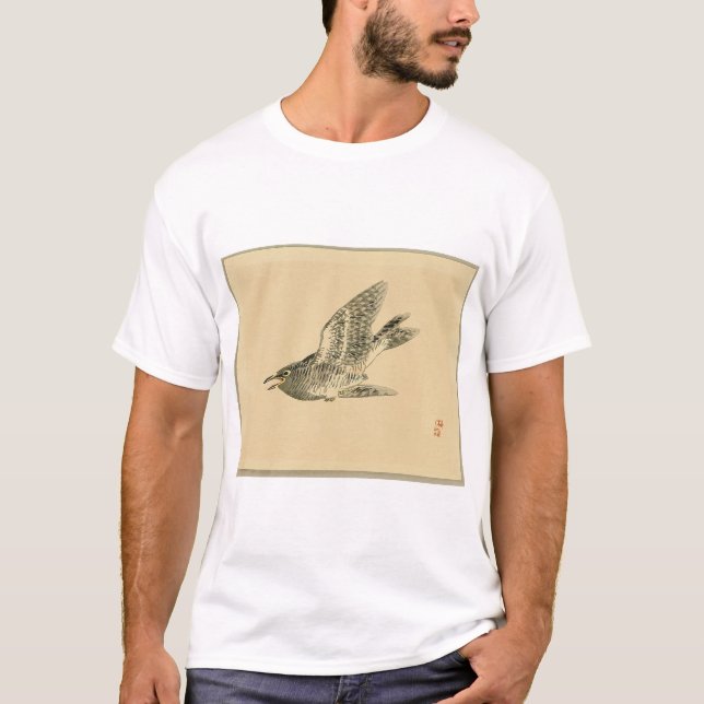 Cuckoo (japansk konst) (av Kono Bairei) T Shirt (Framsida)