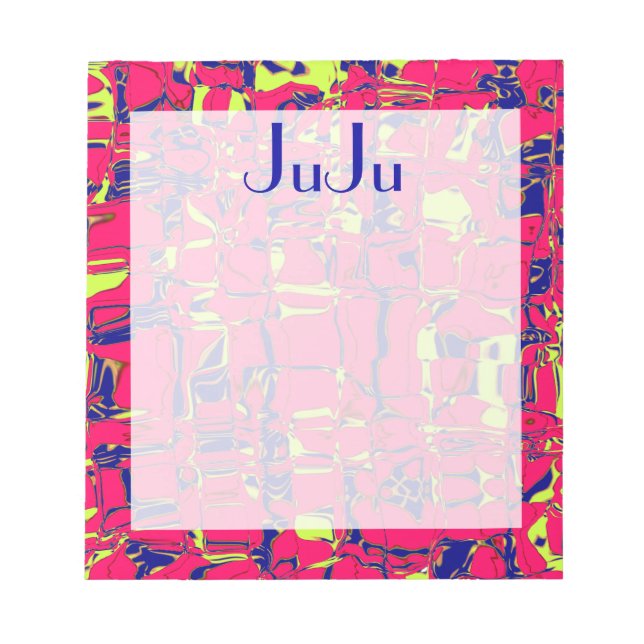 Cuckoo Marled Abstrakt Anteckningsblock (Framsida)