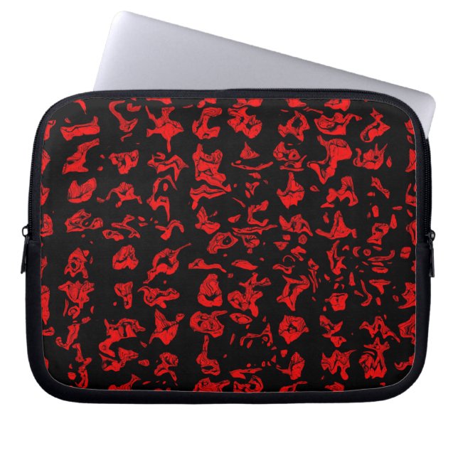 Cuckoo Marled Abstrakt Laptop Fodral (Framsidan)