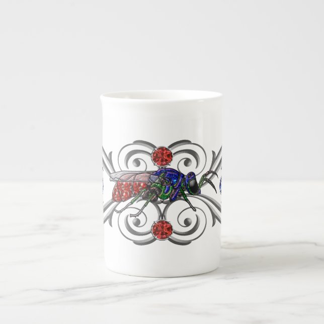 Cuckoo Wasp Benporslin Mugg (Framsidan)