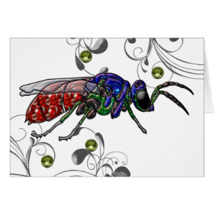 Cuckoo Wasp Hälsningskort