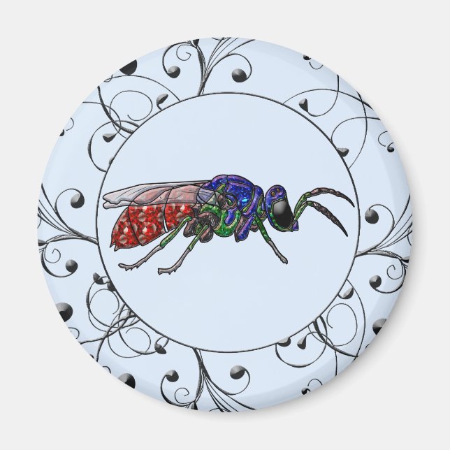 Cuckoo Wasp Magnet (Framsidan)