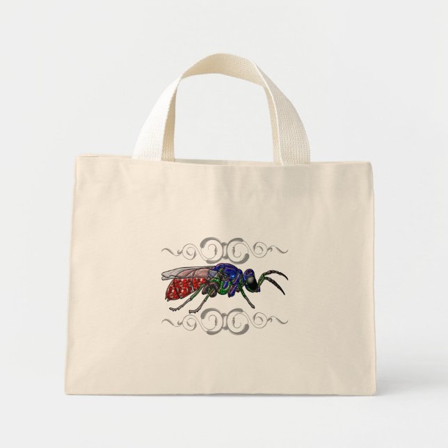 Cuckoo Wasp Mini Tygkasse (Framsidan)