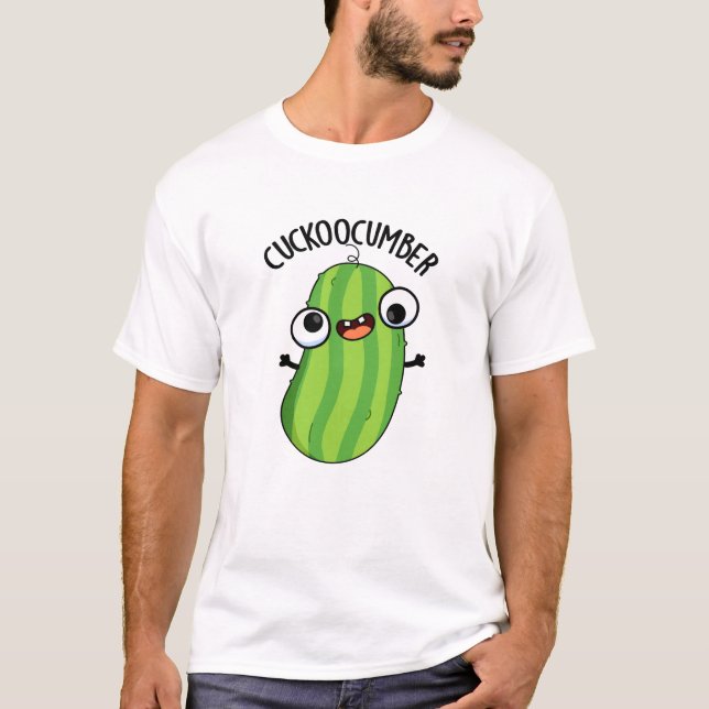 Cuckoocumber Funny Veggie Cucumber Pun T Shirt (Framsida)
