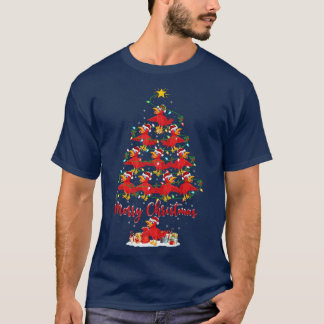 Cuckoos Bird Älskare Matching Santa Cuckoos Christ T Shirt