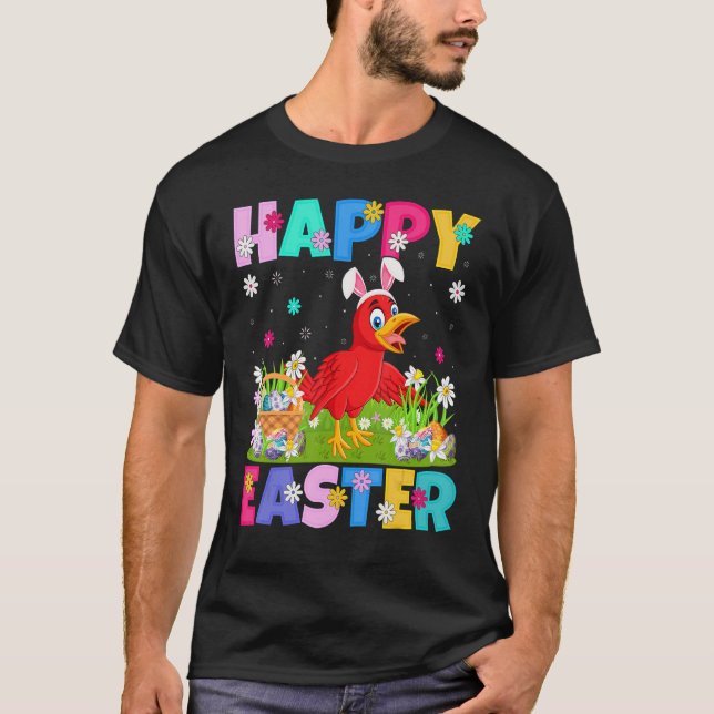 Cuckoos Bird Glad påsk Bunny Cuckoos Påsk Su T Shirt (Framsida)