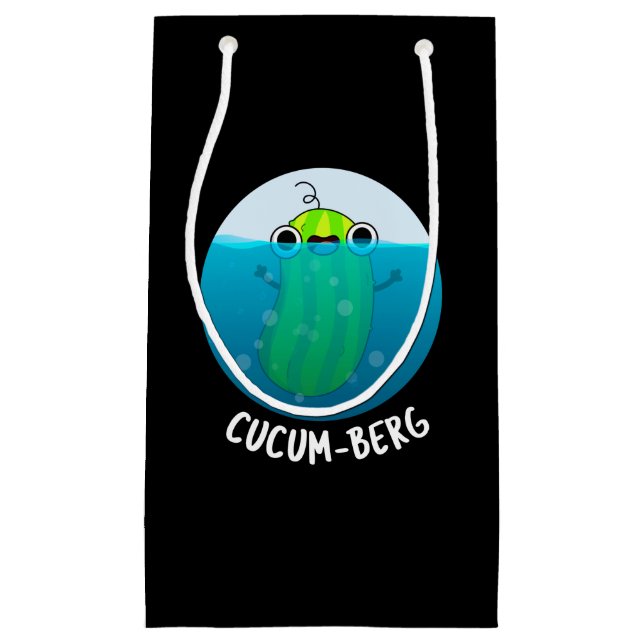 Cucum-berg Funny Cucumber Pun Mörk BG (Framsidan)