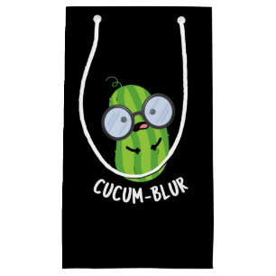Cucum blur Funny Veggie Cucumber Pun Mörk BG