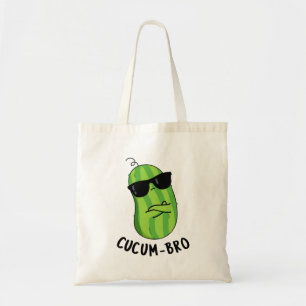 Cucum-bro Funny Veggie Cucumber Pun Tygkasse