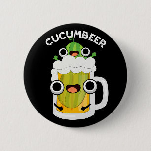 Cucum-öl Funny Beer Pun Mörk BG Knapp