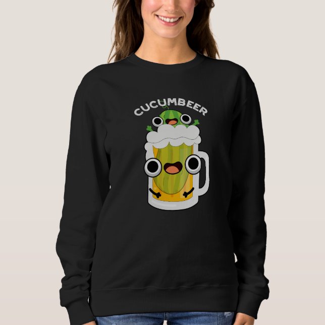 Cucum-öl Funny Beer Pun Mörk BG T Shirt (Framsida)
