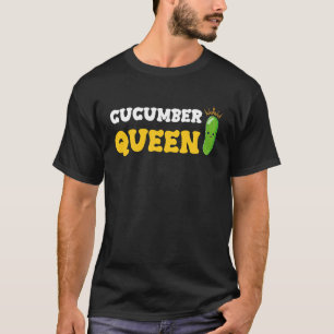 Cucumber Queen Fruit Vegetable Mors dag Garden T Shirt
