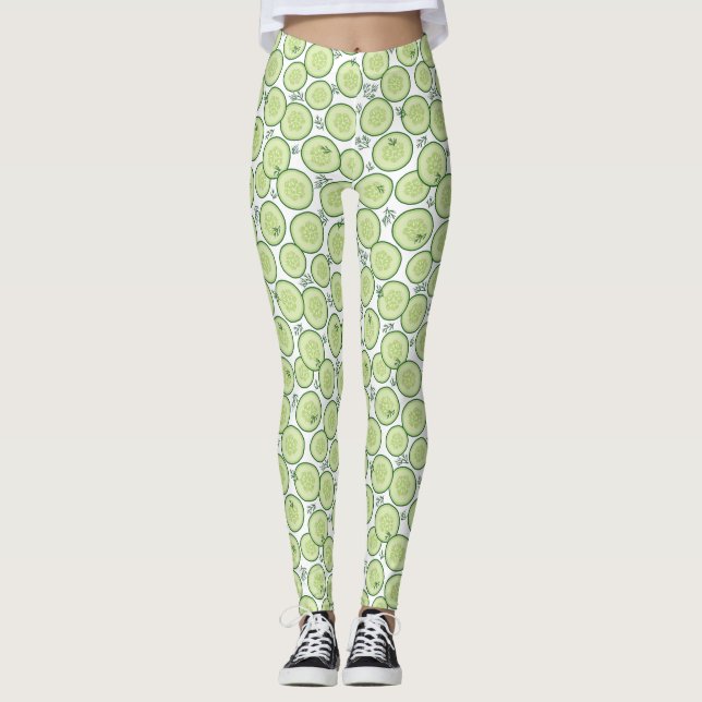 Cucumber Salad Leggings (Framsida)