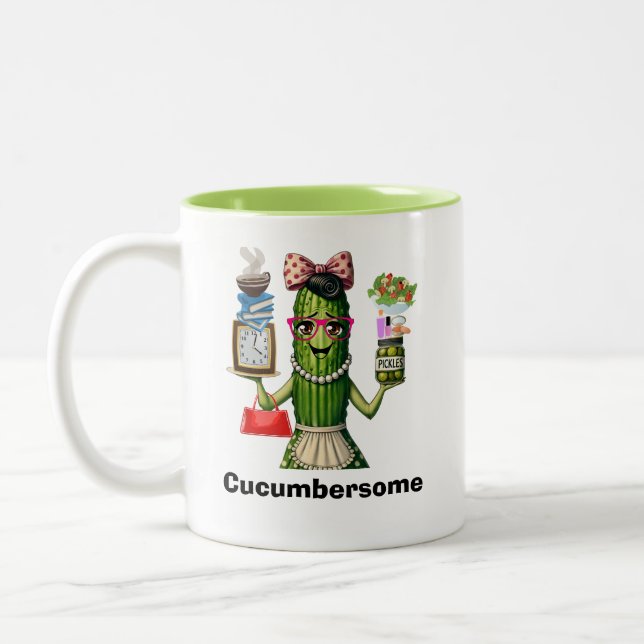 Cucumberson Humous Två-Tonad Mugg (Vänster)