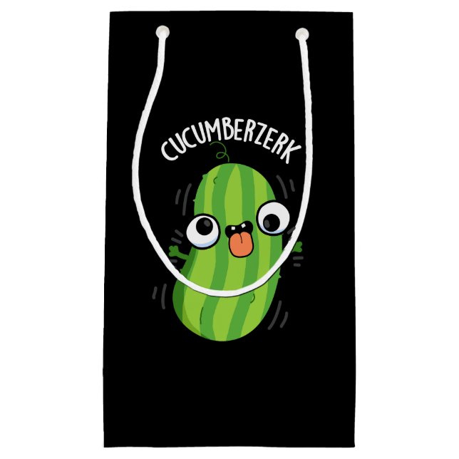 Cucumberzerk Funny Berzerk Cucumber Pun Mörk BG (Framsidan)