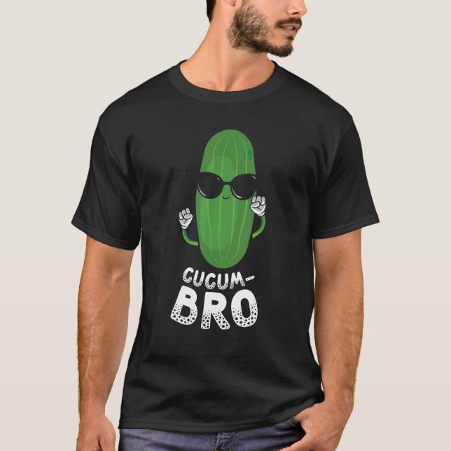 Cucumbro Vegetarian Vegetable Veggies Vegan Cucumb T Shirt (Framsida)