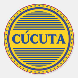 Cucuta City Pride Emblem – Colombiansk Identitet Runt Klistermärke