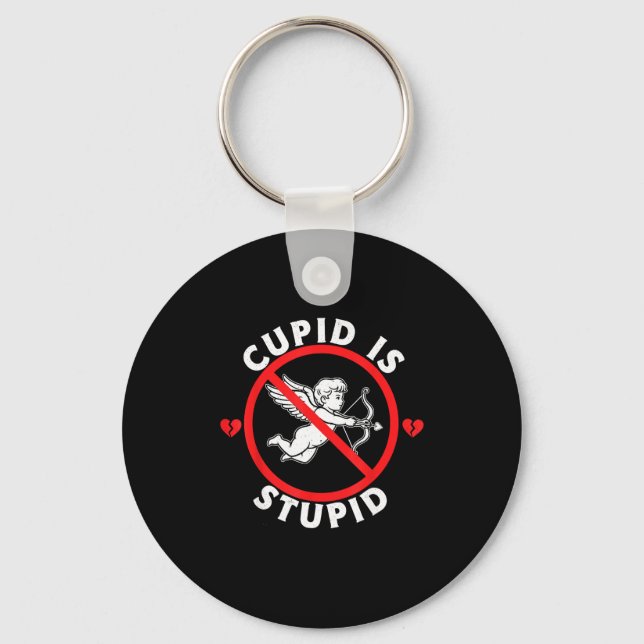 Cud Is Stud Hate Valentines Anti Valentine Stud Cu Nyckelring (Framsida)