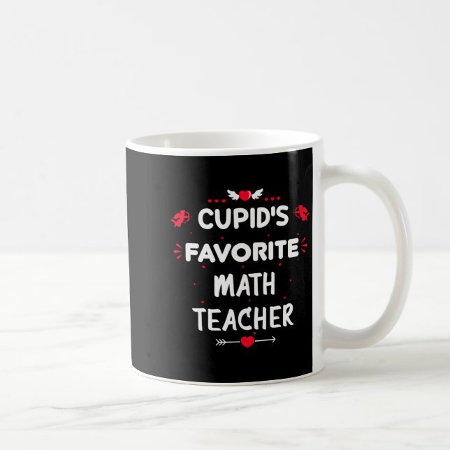 Cud S Favorite Math Teacher Valentine S Day Man  Kaffemugg (Höger)