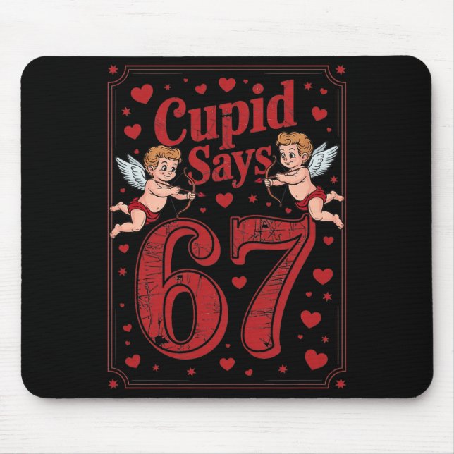 Cud Says 67 Funny 6 7 Valentine Couple Matching Si Musmatta (Framsidan)