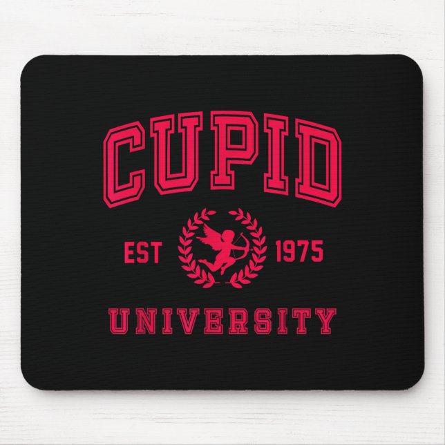 Cud University Cute Cherub Valentines Day Crest  Musmatta (Framsidan)