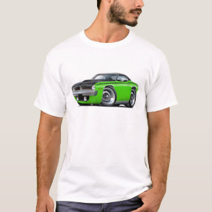 Cuda AAR Limefrukt-Svart bästa bil 1970 Tröja