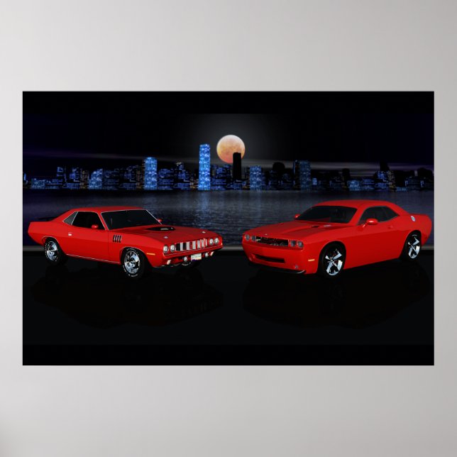 Cuda & Challenger Poster (Framsidan)